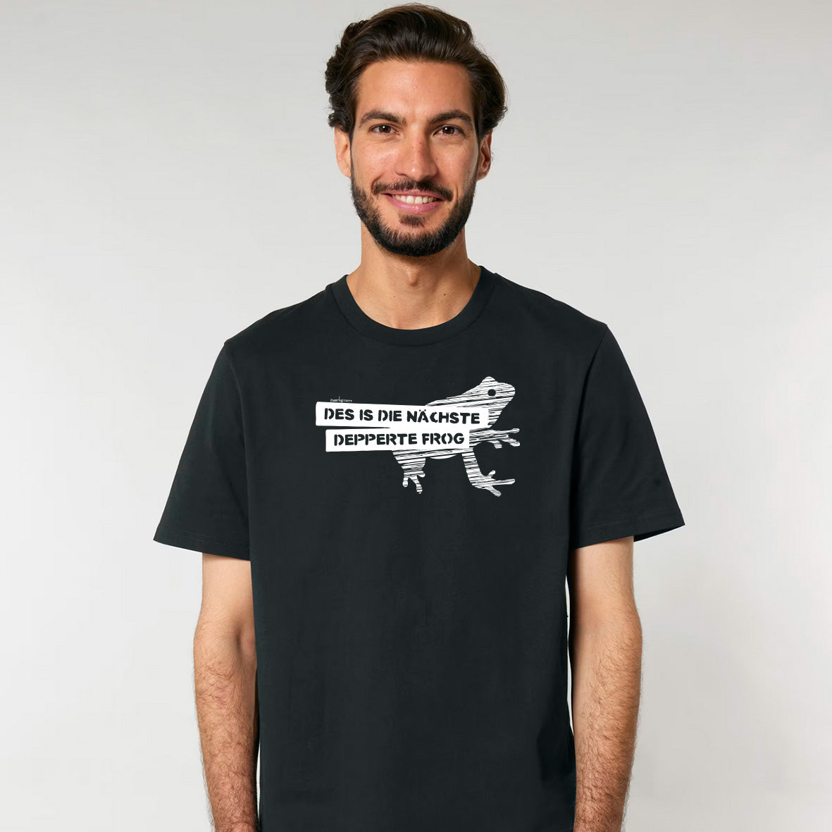 Die nächste depperte Frog schwarz